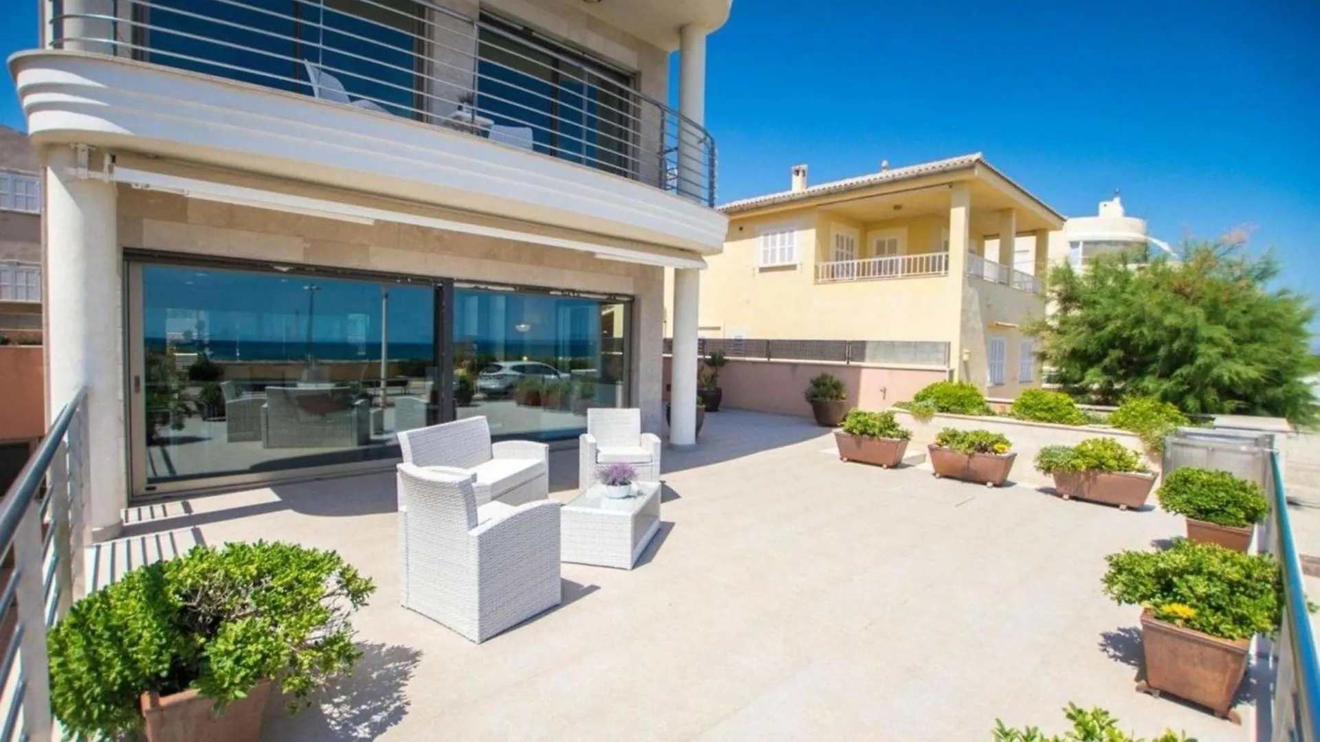 סון סרה דה מרינה Luxus-Villa Direkt Am Meer Mit Hallenbad בית נופש סון סרה דה מרינה